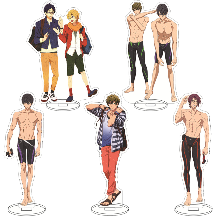 Anime Merchandise Toys - ฟิกเกอร์อะคริลิกอนิเมะขนาด 16 ซม. แถมฟรี! นานาเสะ ฮารุกะ