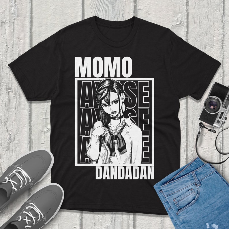 Anime Merchandise T-Shirts - Momo Ayase Dandadan เสื้อยืด Unisex Vintage