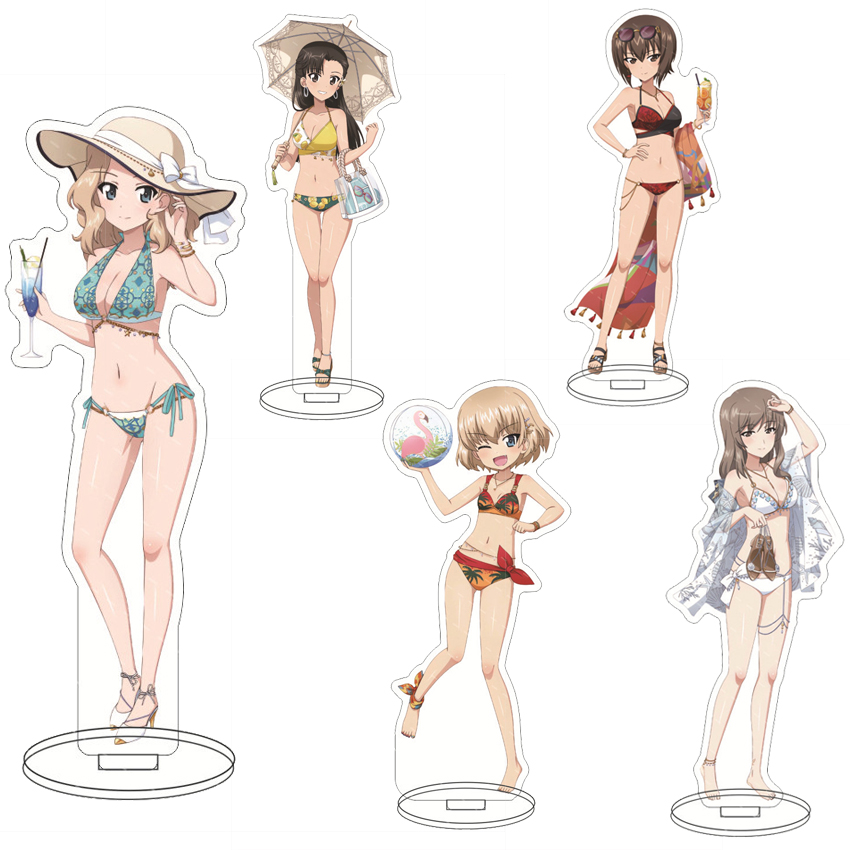 Anime Merchandise Toys - แท่นอะคริลิกอนิเมะขนาด 16 ซม. GIRLS und PANZER