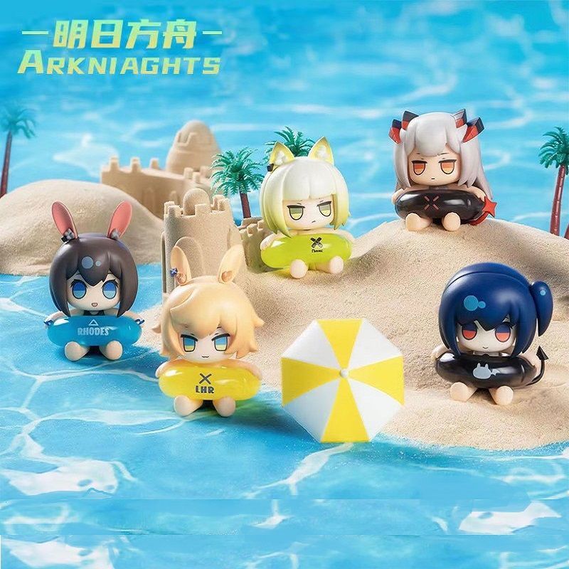 Anime Related Merchandise - สินค้าของสะสมจากเกมขนาด 5 ซม. สำหรับซีรีส์ปาร์ตี้ชายหาด Arknights -