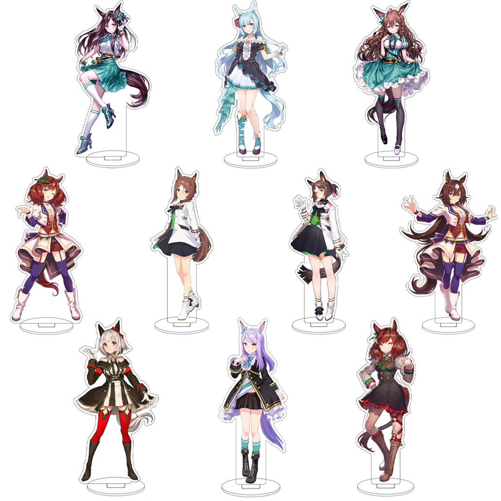 Anime Merchandise Toys - ฟิกเกอร์อะคริลิกขนาด 16 ซม. จากอนิเมะเกม Pretty Derby