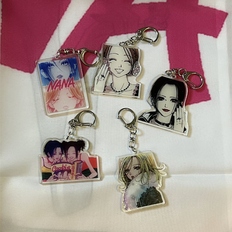 Nana Anime Merchandise - พวงกุญแจอะคริลิคนานา Y2k ทำด้วยมือ