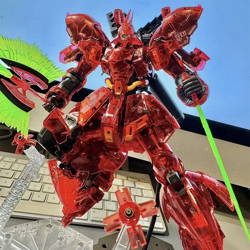 Bandai Gundam Rg - RG /144 ซาซาบิ คลีบ คอลเลกชัน โมเดลประกอบหุ่นยนต์โปร่งใสหลากสี