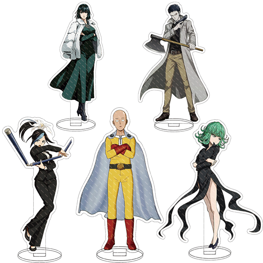 Anime Merchandise Toys - แท่นอะคริลิกอนิเมะขนาด 16 ซม. ตัวละคร One-Punch Man