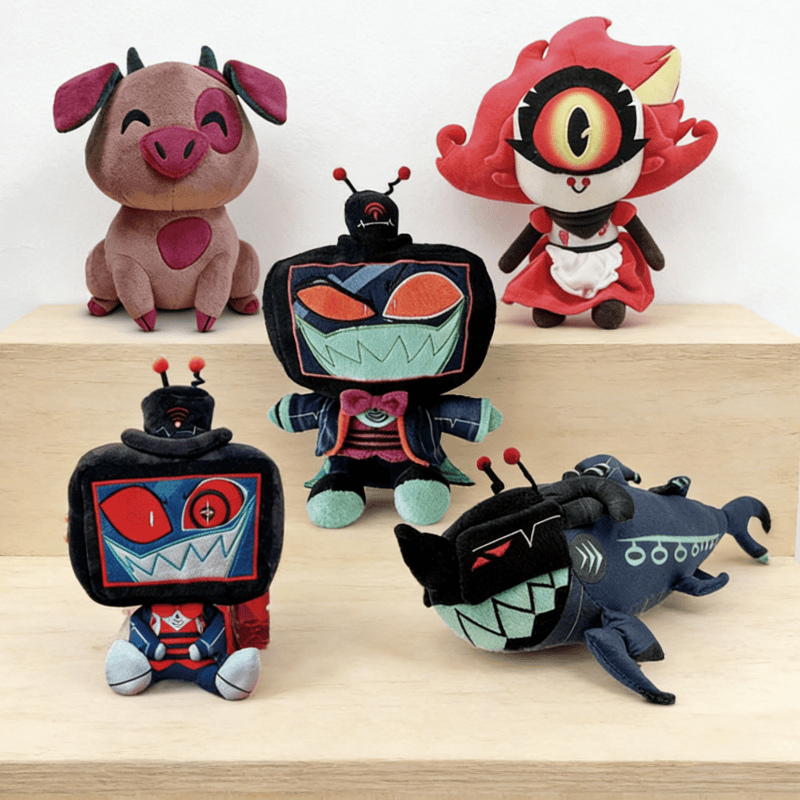 Anime Related Merchandise - ตุ๊กตาเฮซบิน โฮเทล ของเล่นนุ่มนิ่ม สินค้าที่เกี่ยวข้องกับอนิเมะสุดฮา ของสะสมสำหรับแฟนคลับ ของตกแต่งโต๊ะทำงานสุดหรู