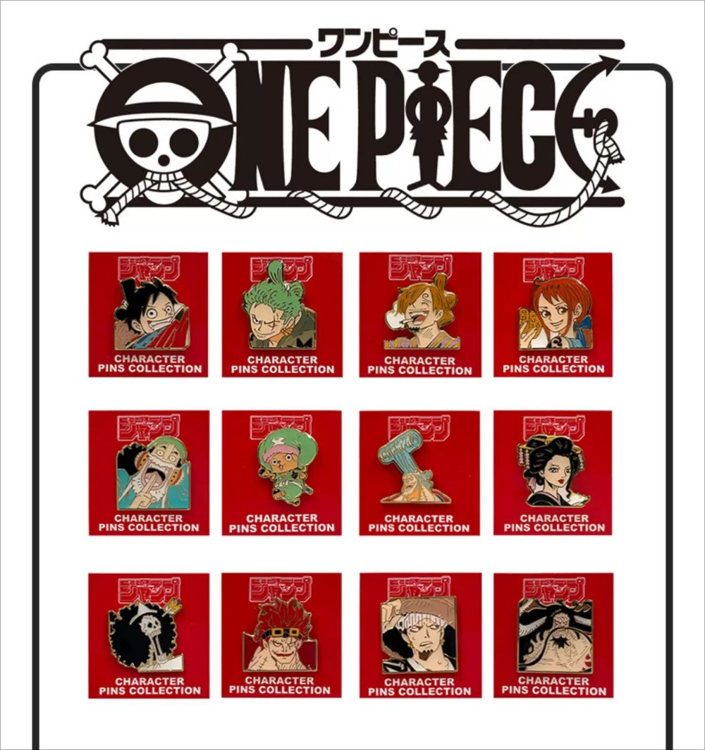 เข็มกลัดโลหะลายวันพีซของแท้  ร - Official Merchandise Anime บทวิจารณ์และราคา