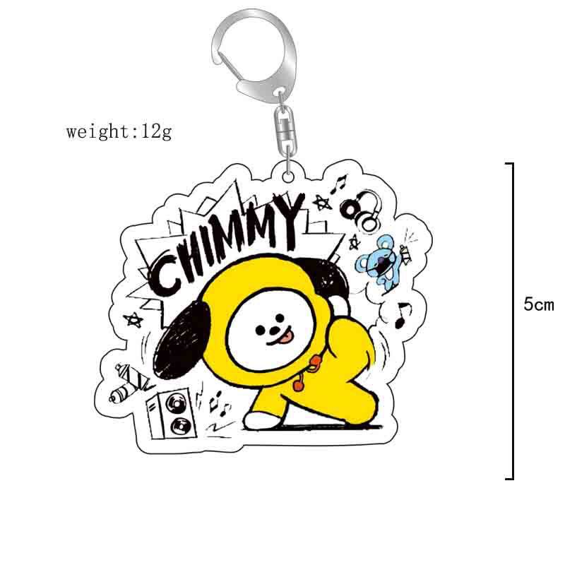 พวงกุญแจอะคริลิกการ์ตูน BT21 น - Anime Girl Merchandise บทวิจารณ์และราคา